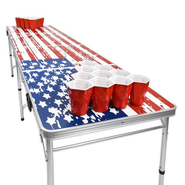 8 Foot Beer Pong Table & Tailgate Table
